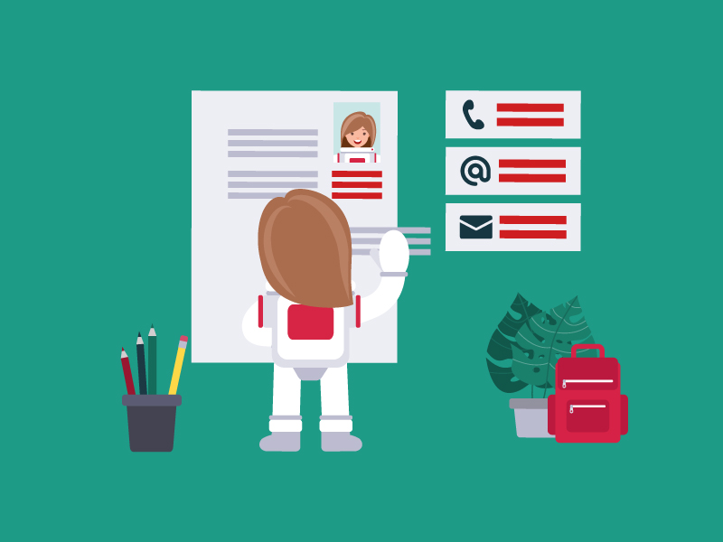 resume contact information