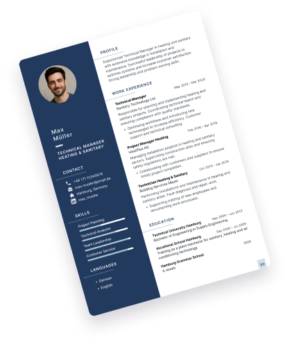 An overview of several CV templates