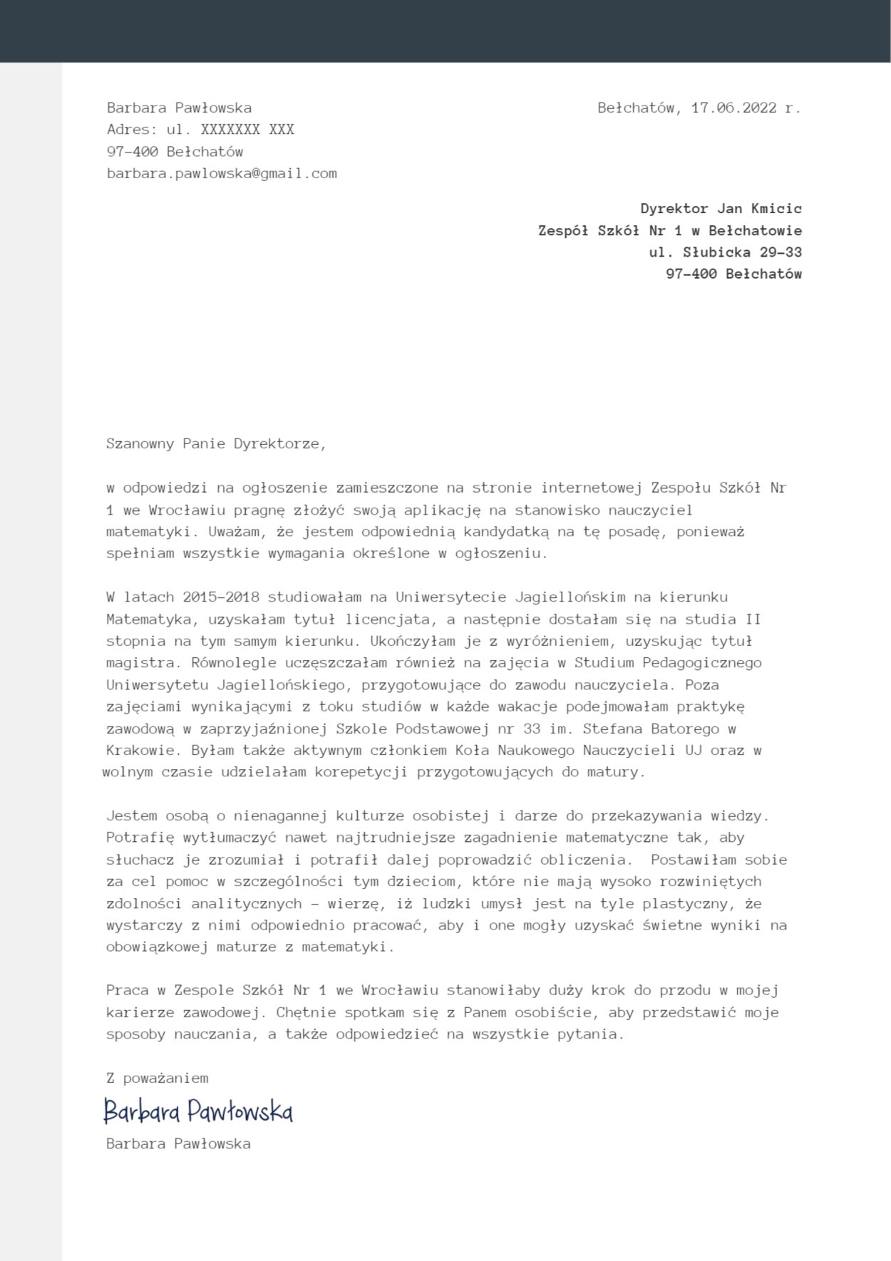 Jak Napisac List Do Nauczyciela Jak Napisac List Do Nauczyciela - Margaret Wiegel™. Aug 2023