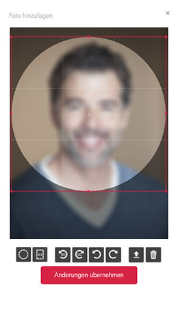 Screenshot des CVhero.com Editors